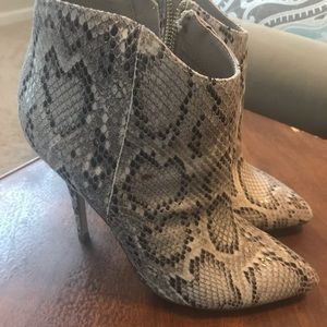 Steve Madden snack skin booties